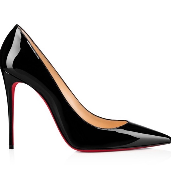 Christian Louboutin Shoes - Kate Christian Louboutin Glossy Black pointy pump